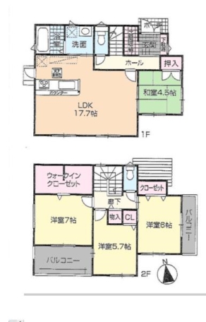FIRST TOWN 新築分譲住宅 東海市富木島町 間取り